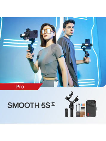 [美品] ZHIYUN Smooth 5S AI PRO Zhiyun Smooth 5S AI Pro 3-Axis Smartphone Gimbal C030125ABR1 B&H